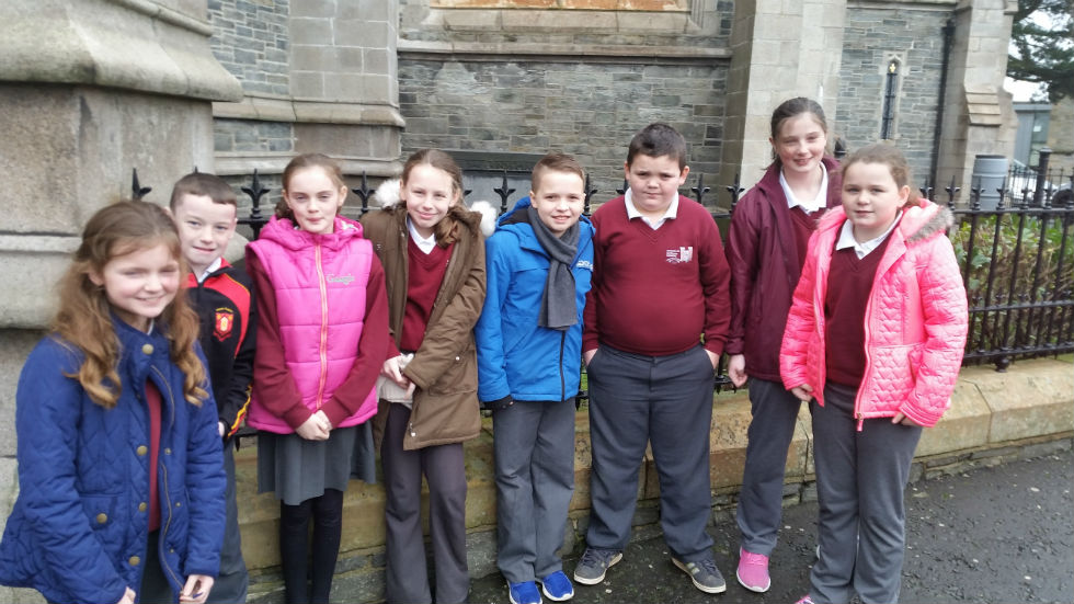 P7 Pupils Help Launch Catholic Schools Week