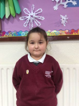 Jade wins Bank of Ireland Castlederg Colouring Competition 