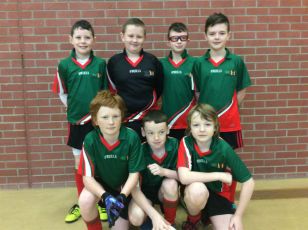 Boys Indoor Gaelic Team Bow out in semi final.